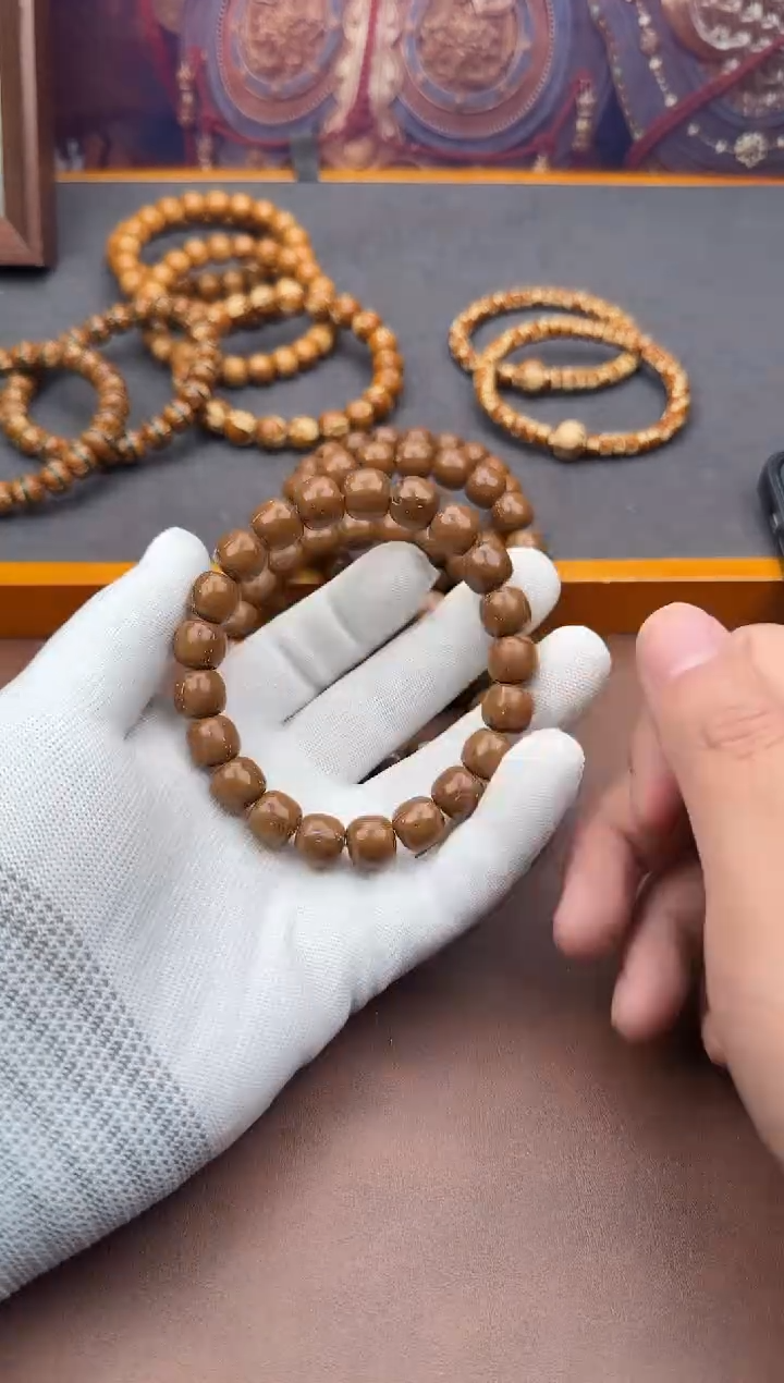 手串紫金鼠34号半实心