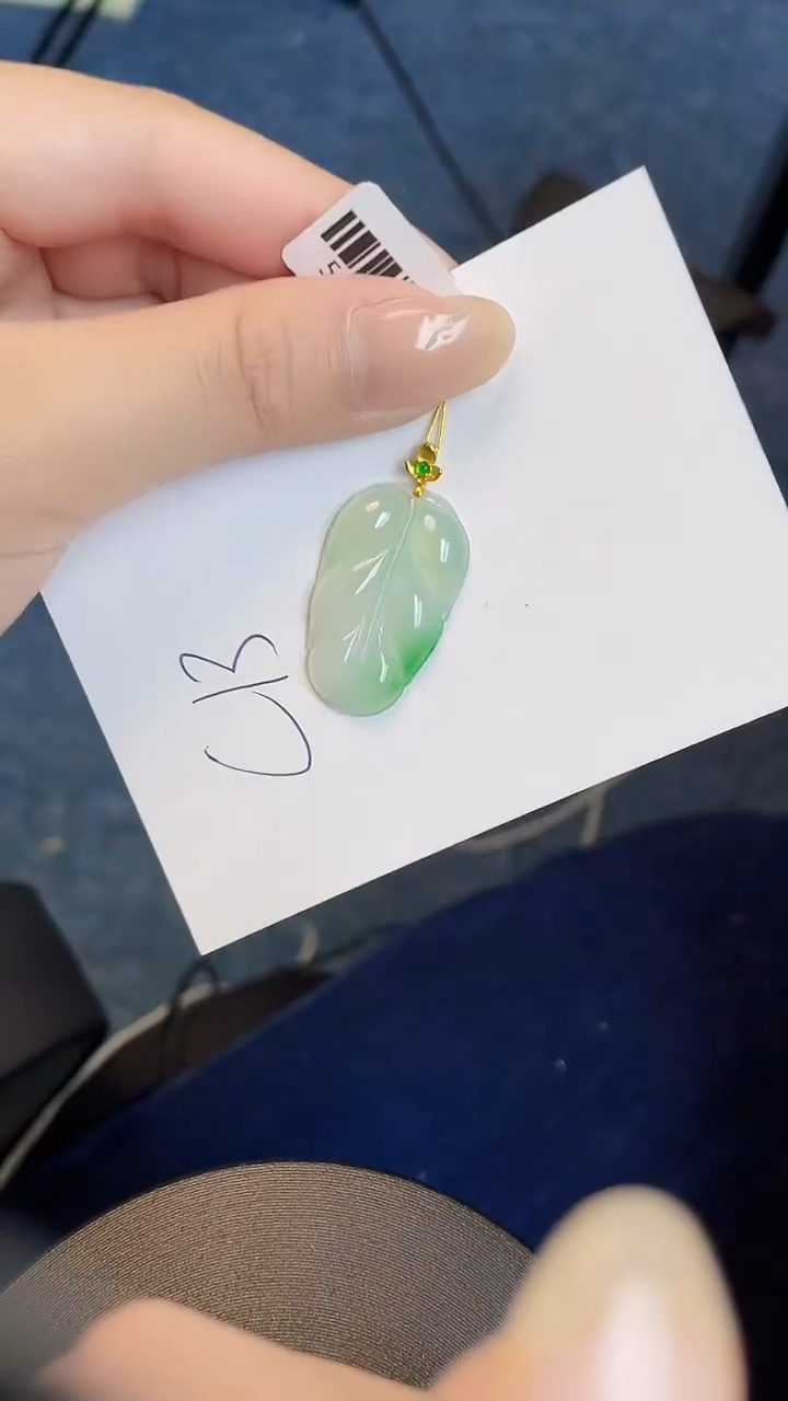 【闪购商品】翡翠颈饰18K金镶嵌00000000