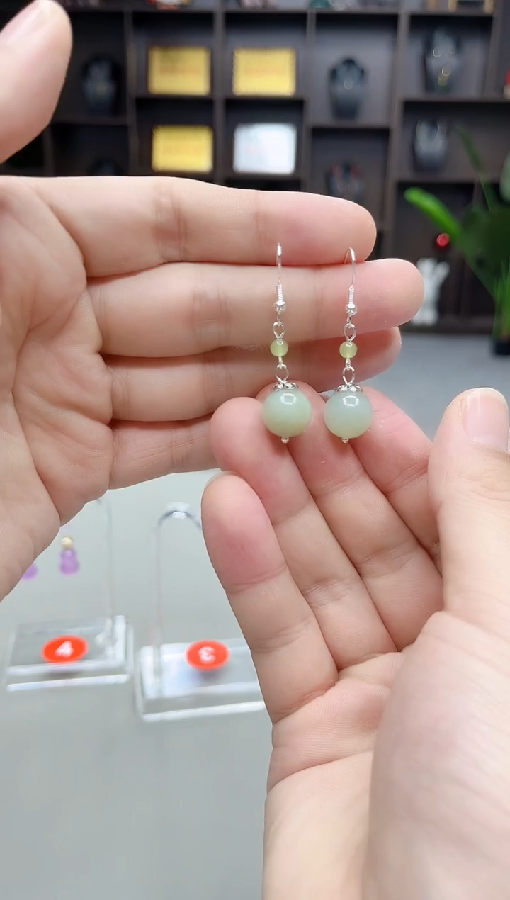 未镶嵌和田玉（子料）耳饰X26