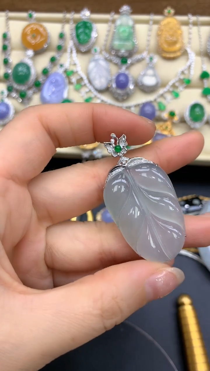 【闪购商品】翡翠颈饰18K金镶嵌399-中国好珍宝