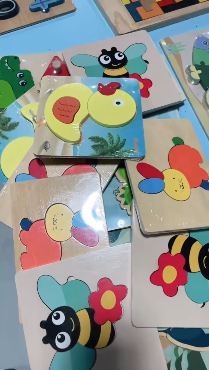 木质随机拼图10元3张