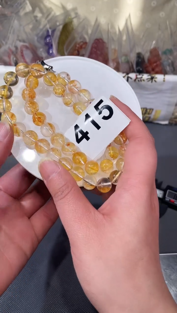 未镶嵌手链水晶A415 胶花 11  项链 