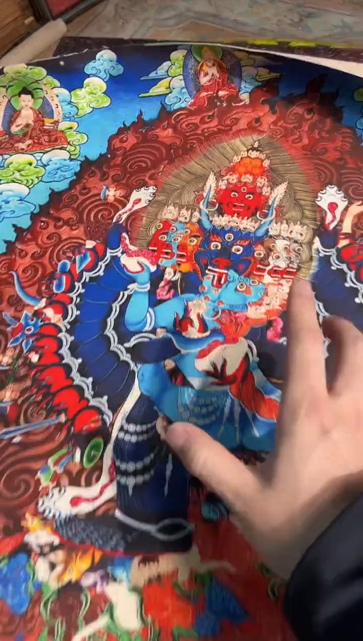 卷轴画天天的唐卡tk160