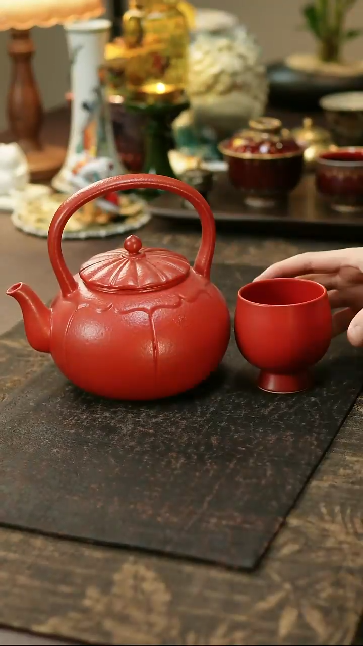 景德镇陶瓷杯碗柴烧多人