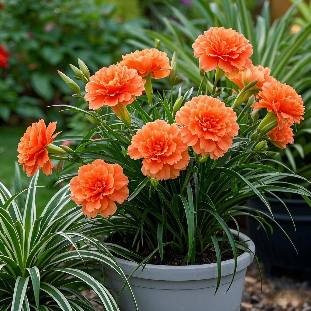 【新晋品种】金娃娃吊兰大花重瓣浓香型球根盆栽室外耐寒热花卉绿植