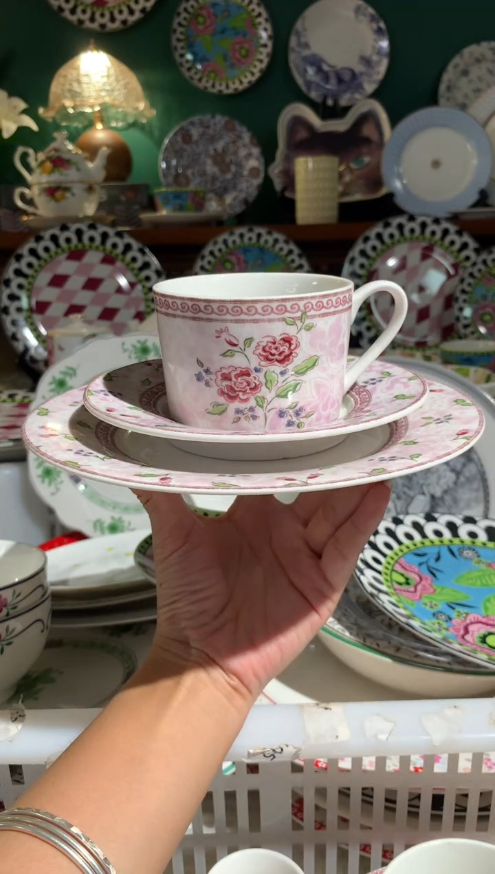 瓷陶瓷原单CC075餐具三件套