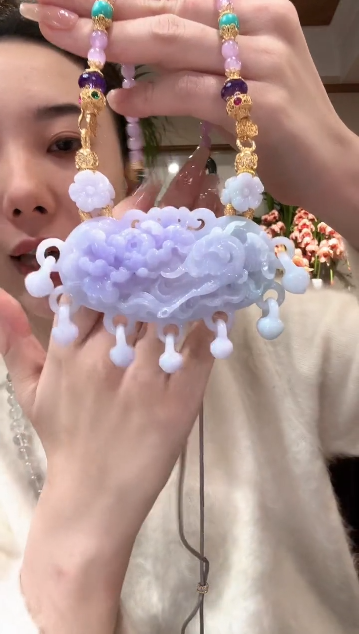 【闪购商品】翡翠颈饰未镶嵌国风