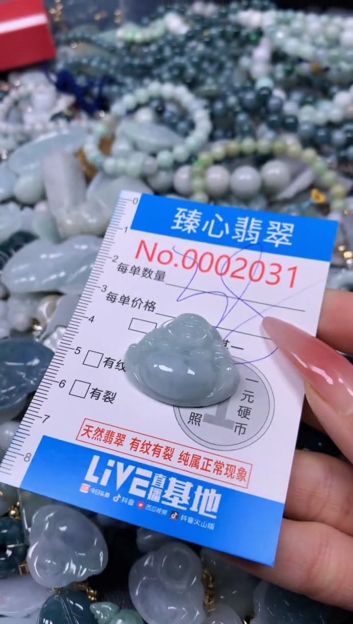 【闪购商品】翡翠颈饰未镶嵌含绳0002031