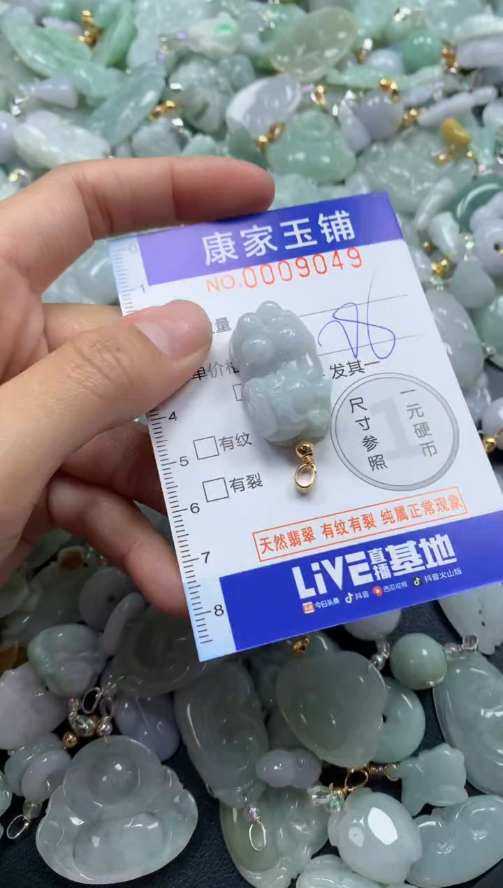 颈饰未镶嵌翡翠9049