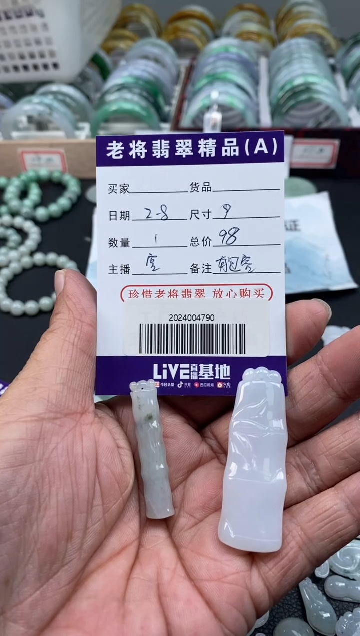 【闪购商品】翡翠颈饰未镶嵌//2024004790