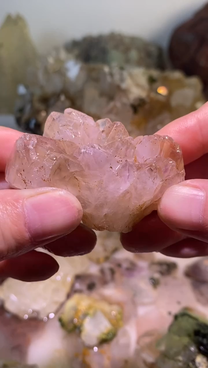 未镶嵌珠宝半成品水晶49号49g四川美姑超七花园水晶