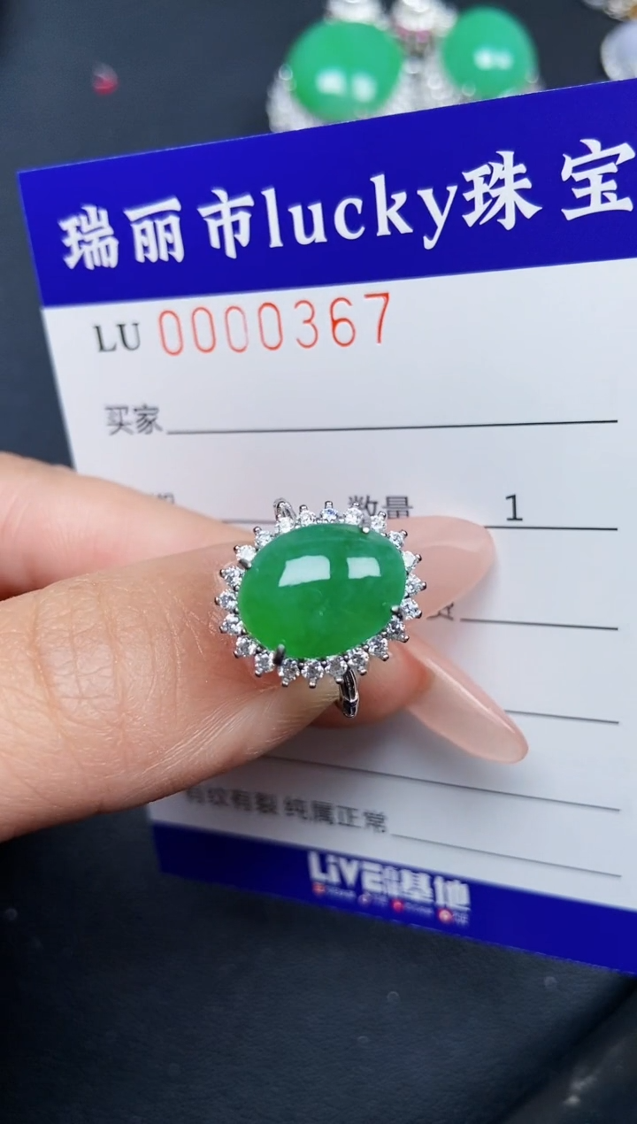 【闪购商品】翡翠颈饰银S925镶嵌0367