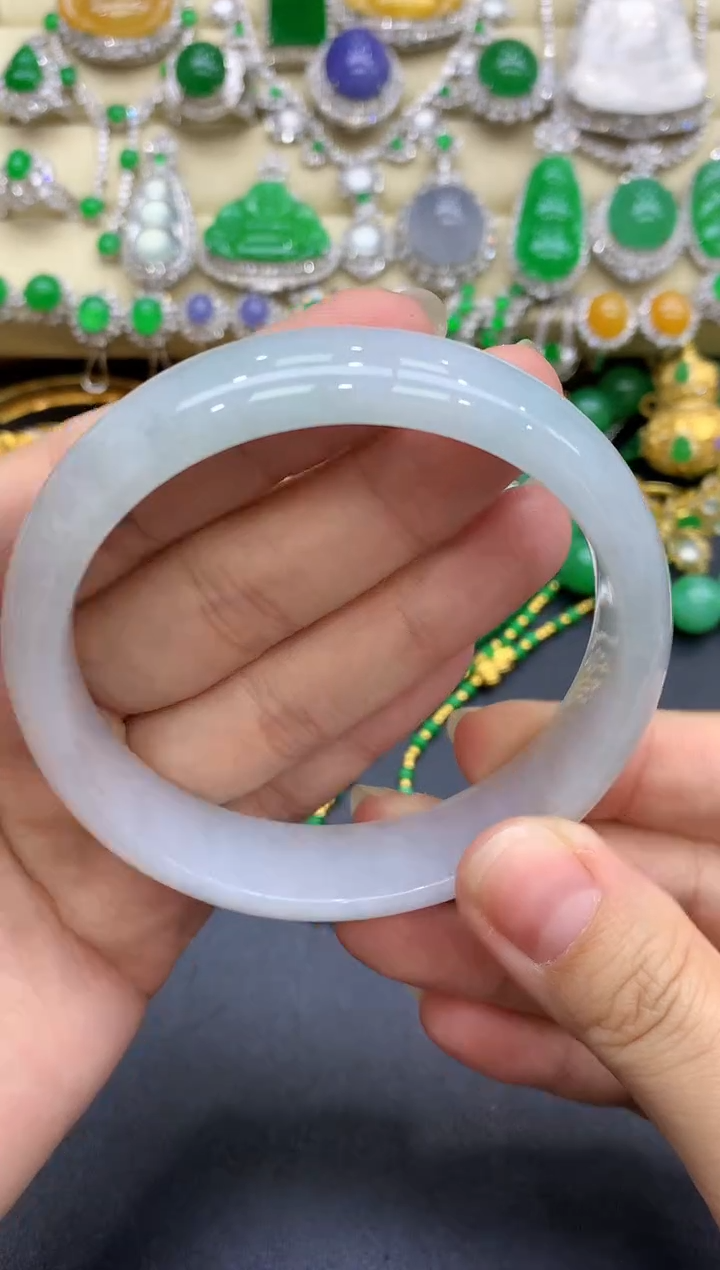 未镶嵌手镯翡翠215-中国好珍宝