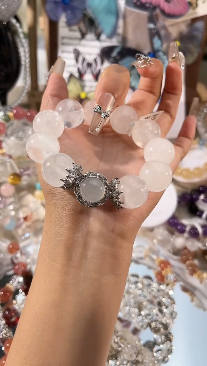 【闪购商品】水晶手链未镶嵌多样性发货颜色微差发其一