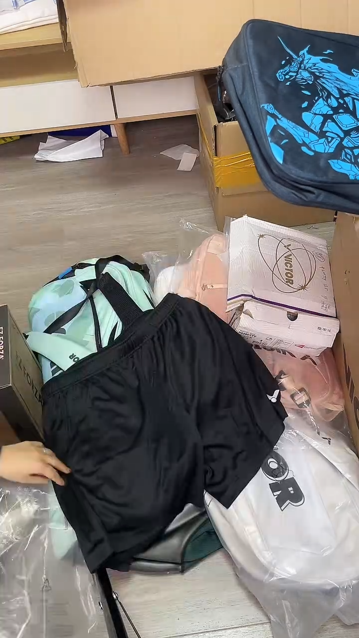 VICTOR威克多v微瑕正品   044  黑色短裤XL