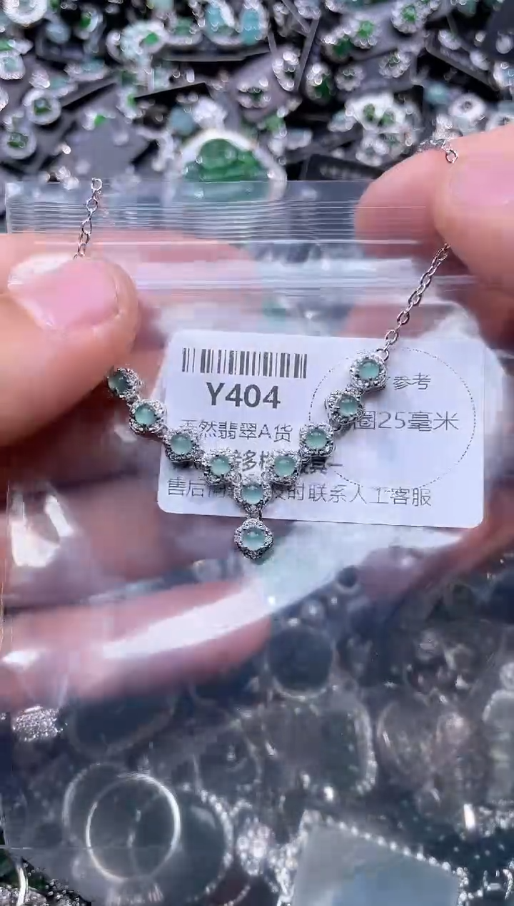 【闪购商品】翡翠颈饰未镶嵌Y404项链