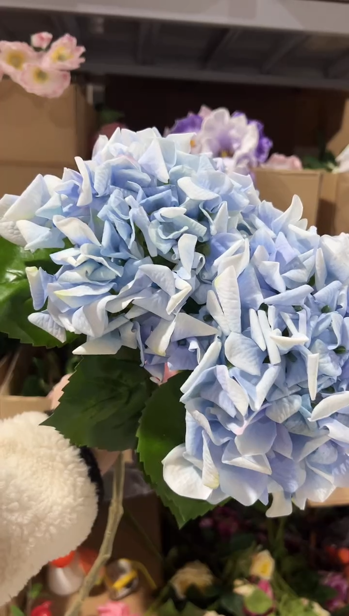 2枝蓝色手感保湿绣球