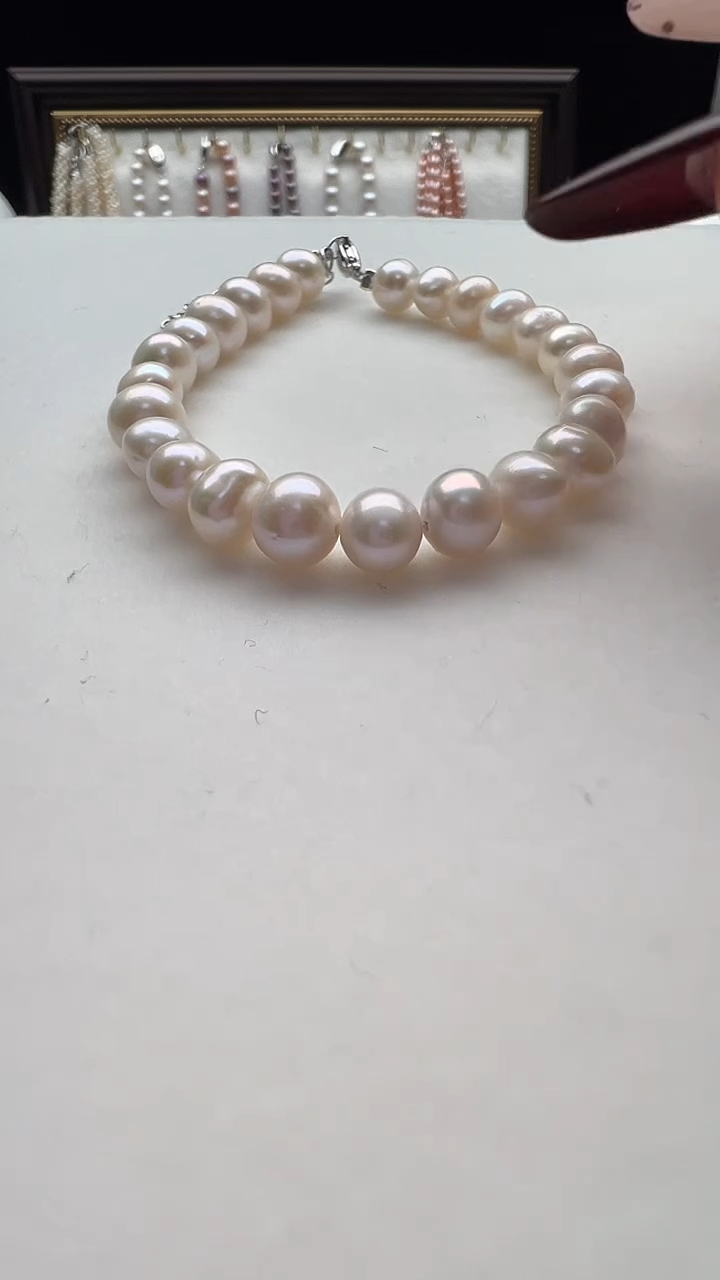钛钢手绳淡水珍珠永丽珍珠严选