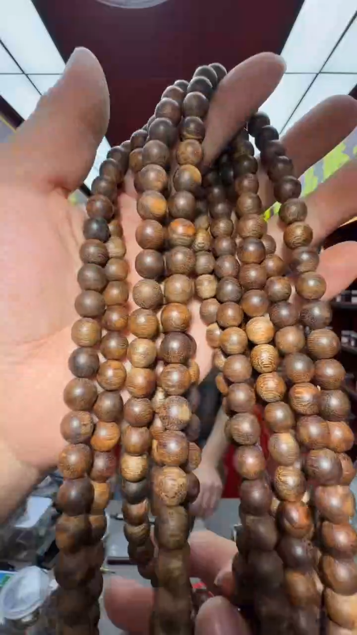 沉香手串文莱黑棋0.9*多样性发一