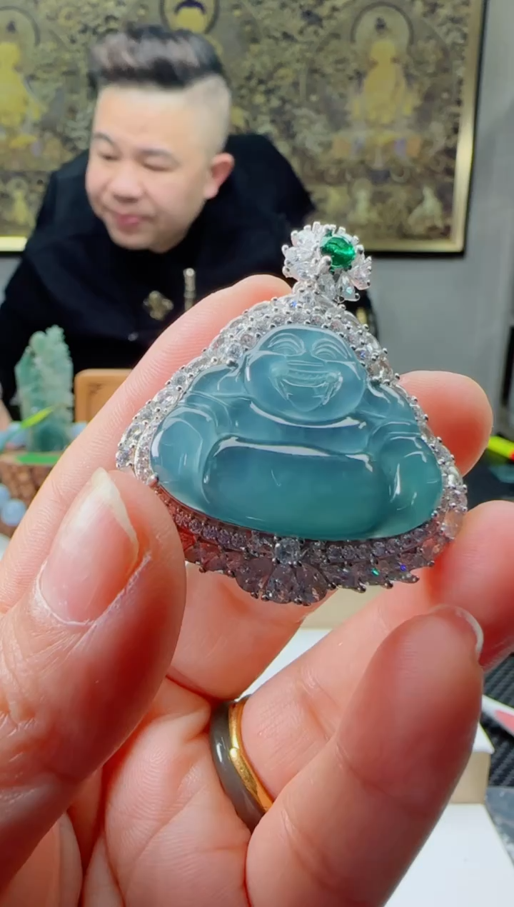 【闪购商品】翡翠颈饰银S925镶嵌多样性随机一件发货