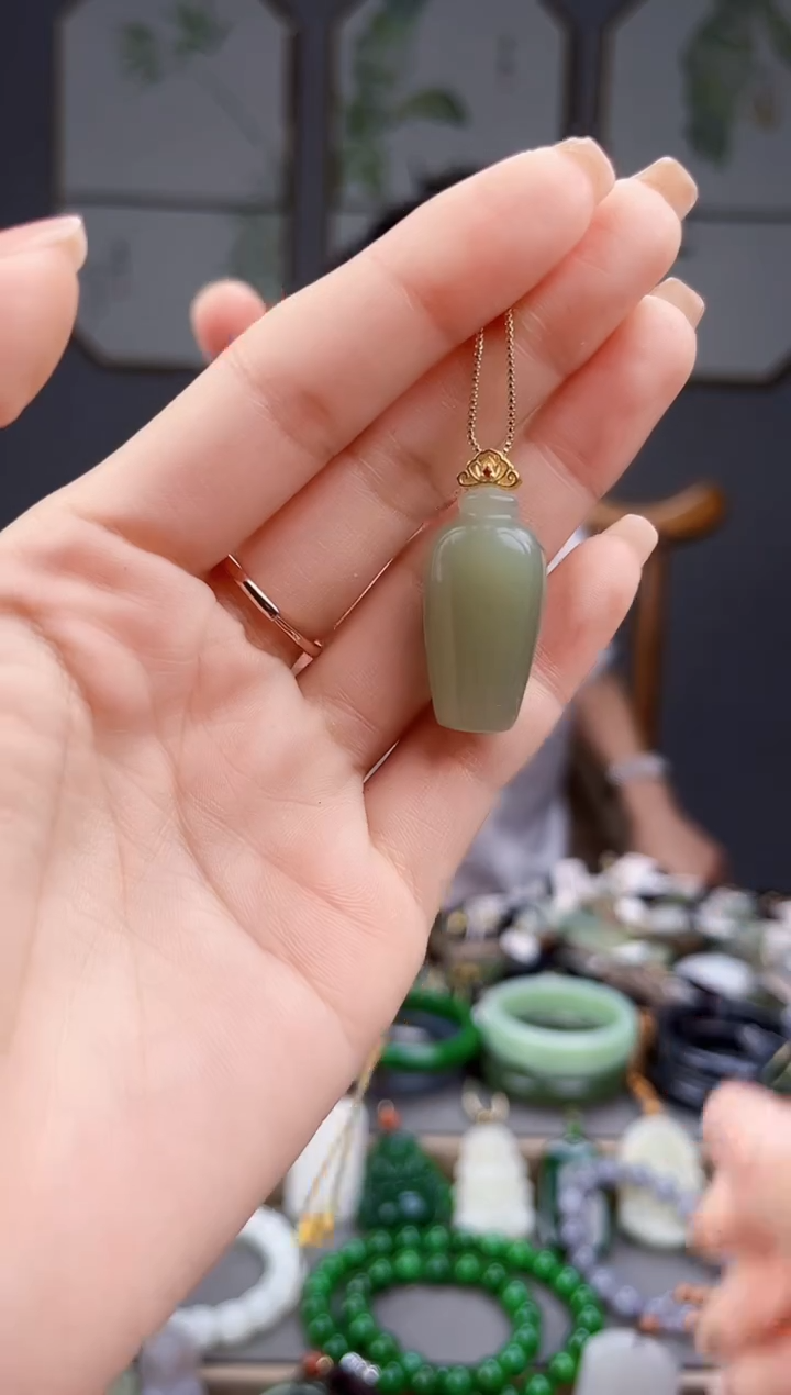 颈饰未镶嵌和田玉多样性发货拍一发一