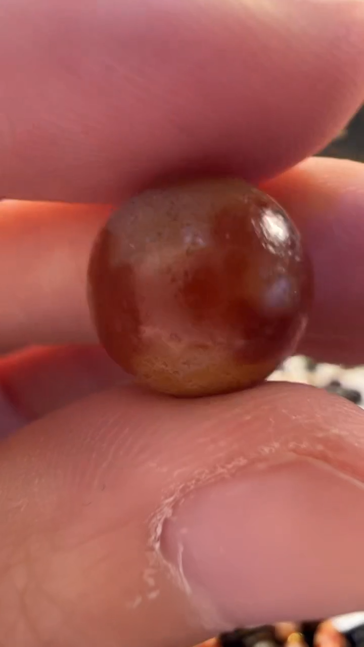 玛瑙/玉髓（覆膜）颈饰未镶嵌134.(微瑕)