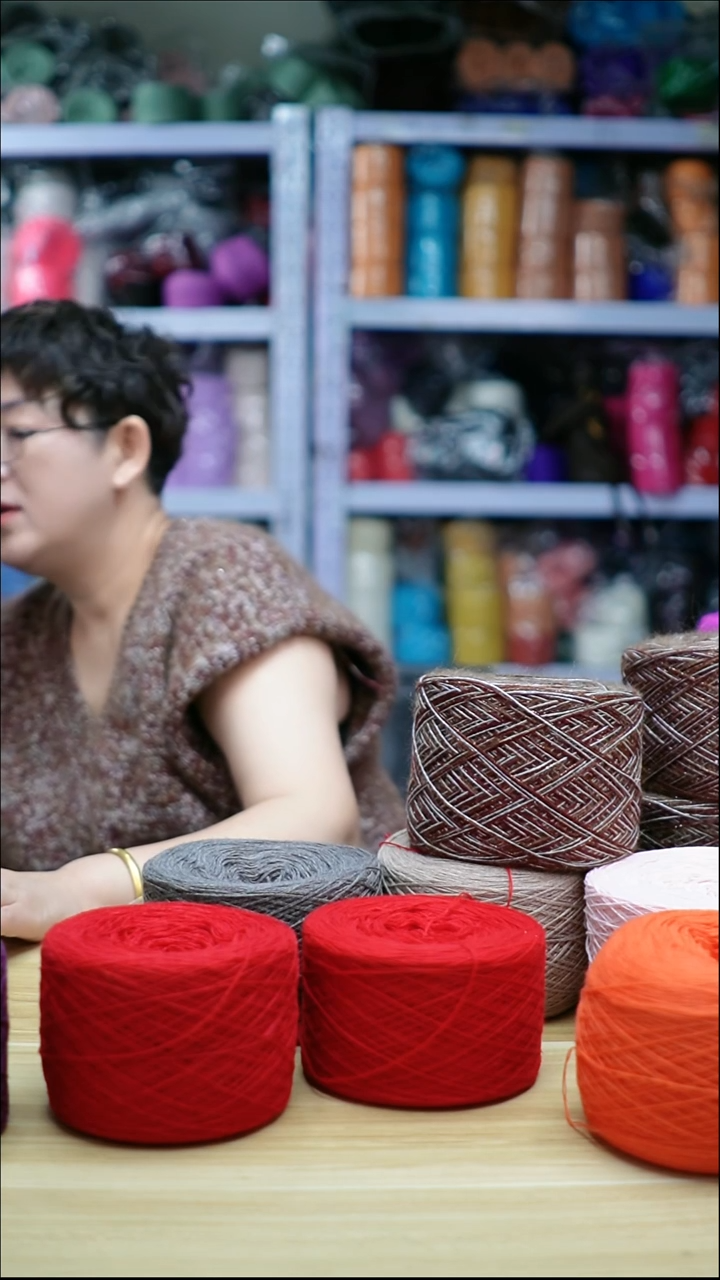 貂毛欢姐手编线A219