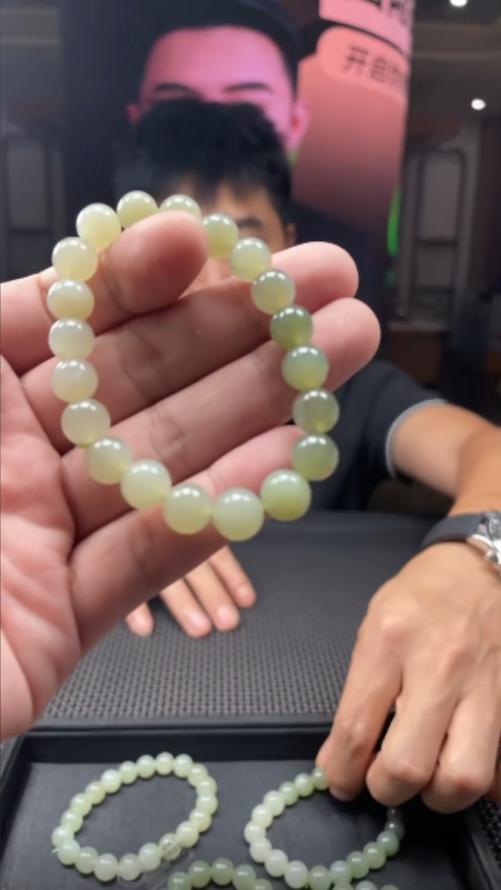 手串未镶嵌和田玉875985-6.25-F55-多样性发其—