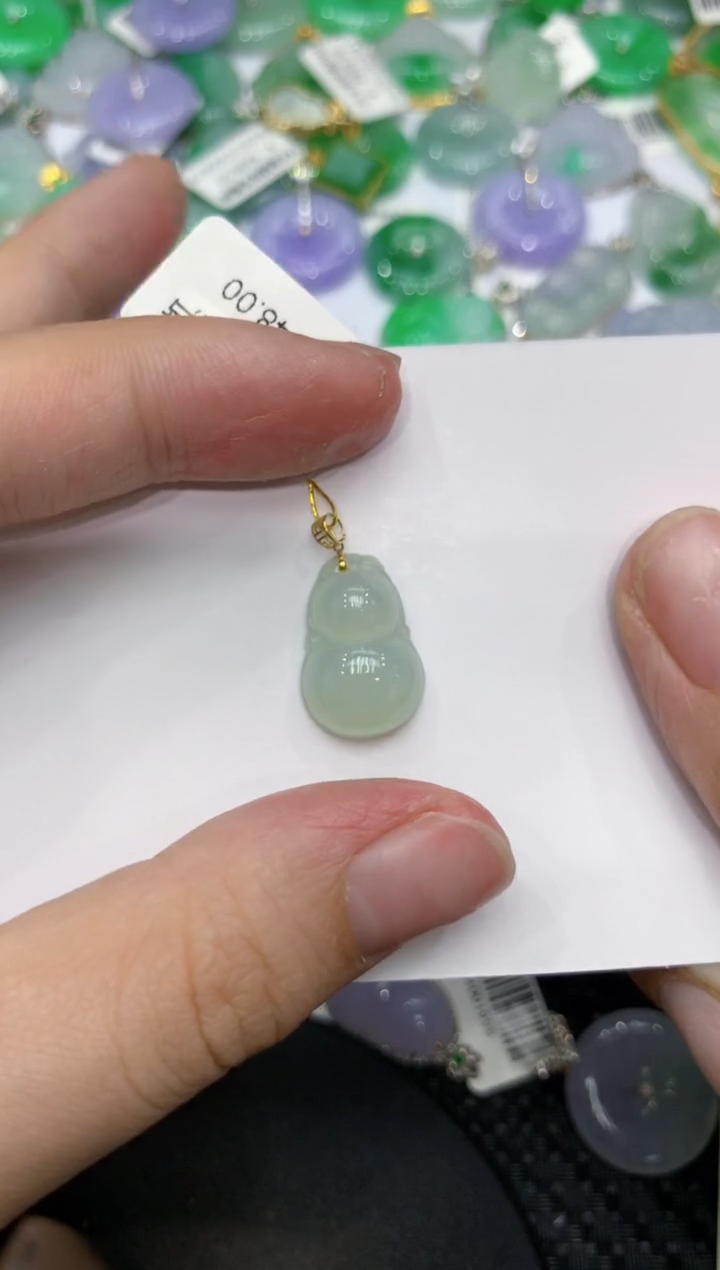 【闪购商品】翡翠颈饰18K金镶嵌111111111111