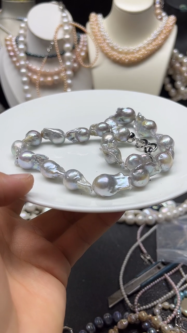 颈饰未镶嵌淡水珍珠多人