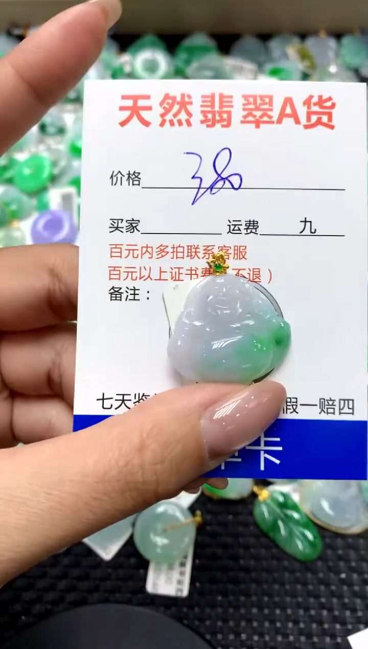 【闪购商品】翡翠颈饰18K金镶嵌111111111