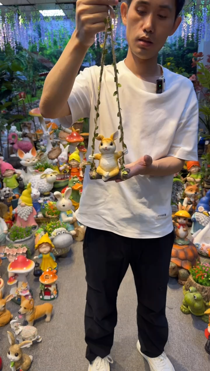 无花朵花园庭院摆件&00&