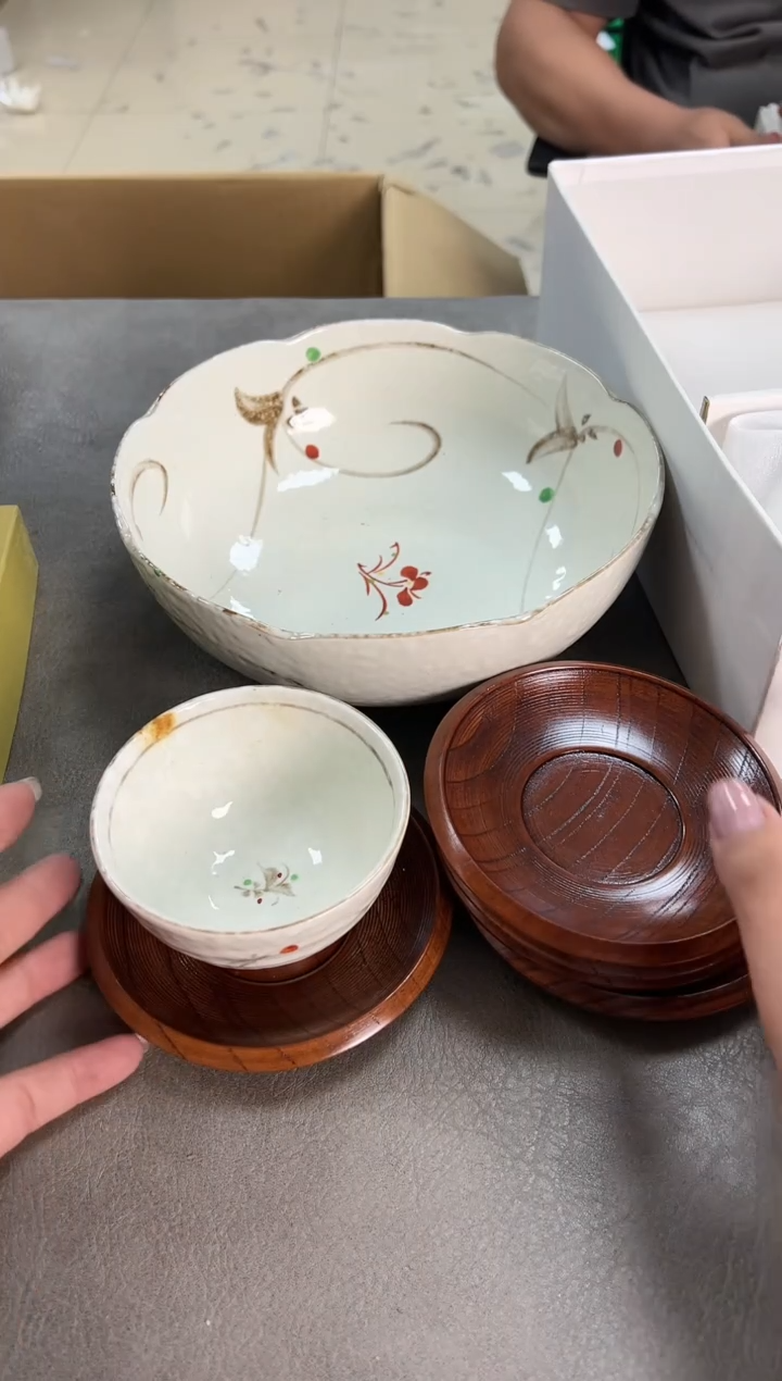 瓷片五杯 五碟 大碗 皮小桃瓷器瓷器瓷器瓷器