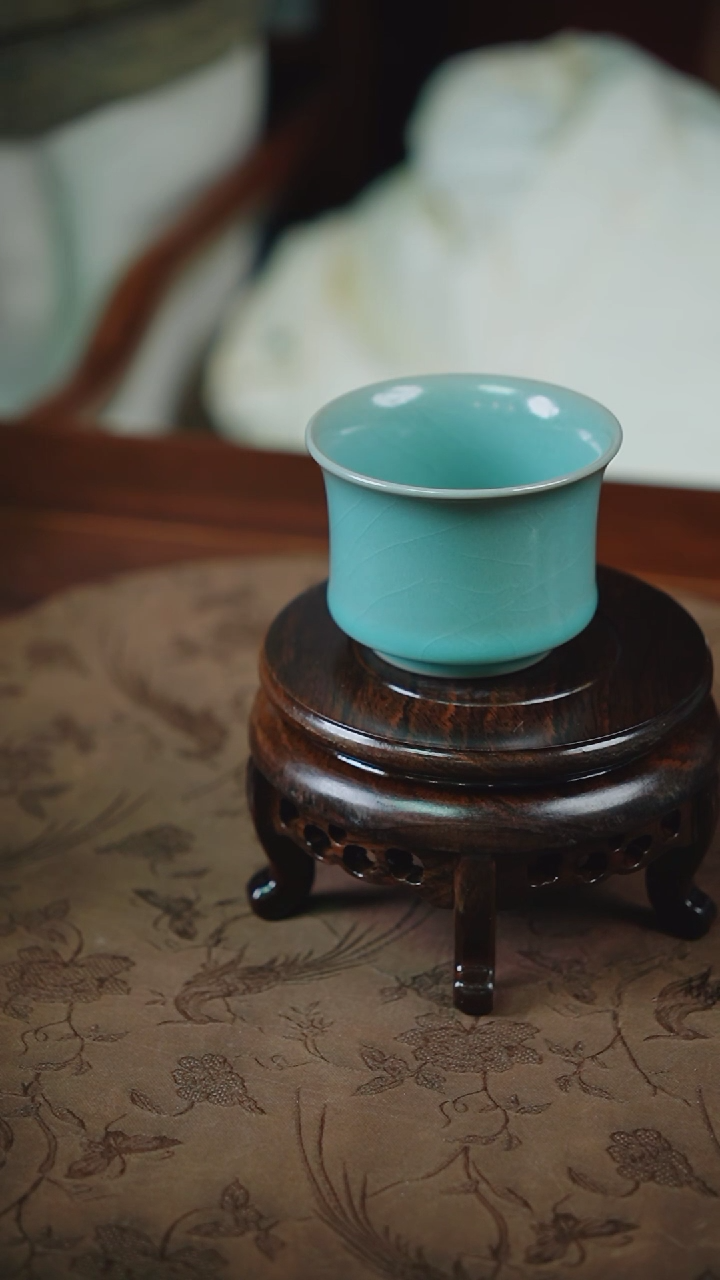 【闪购商品】杯56汝瓷纯手工茶杯