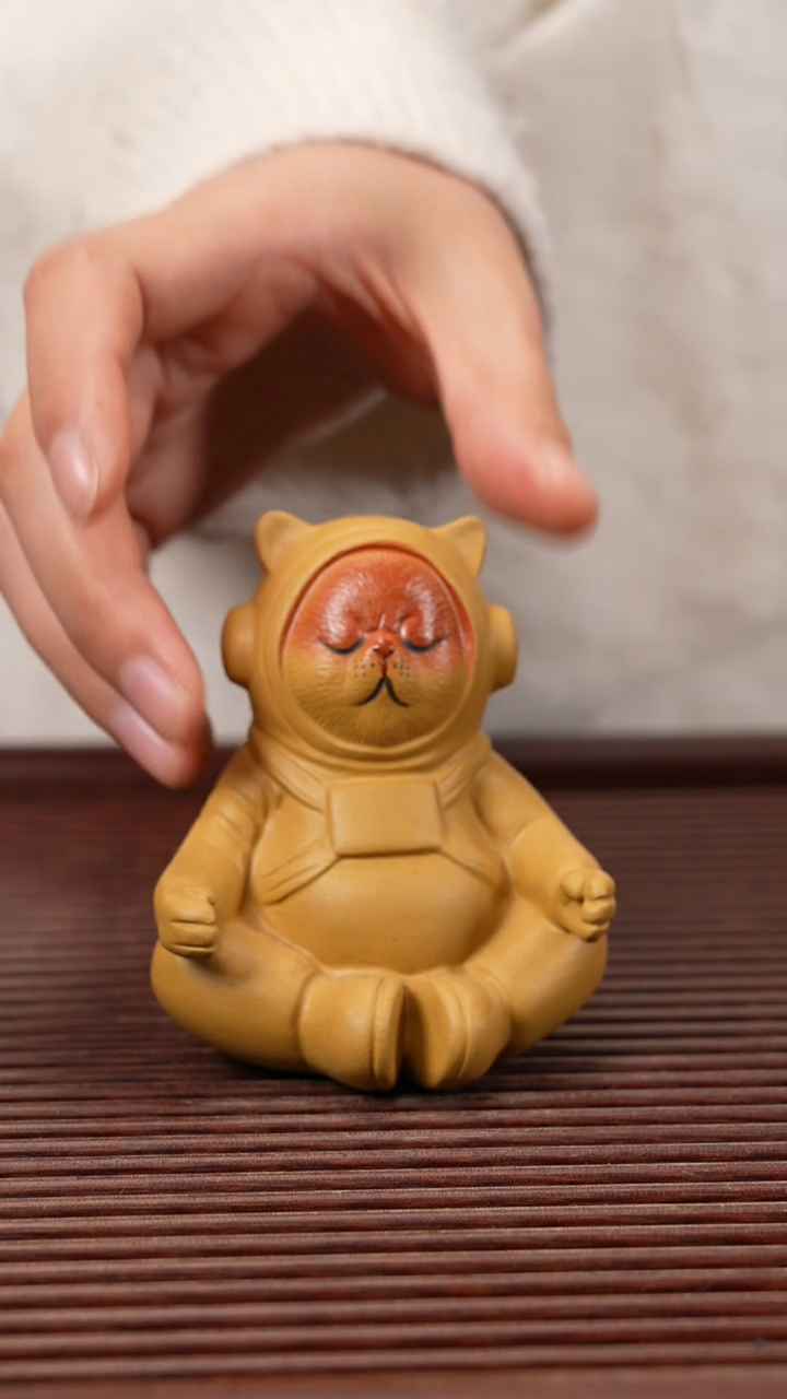 【闪购商品】紫砂茶宠太空小虎