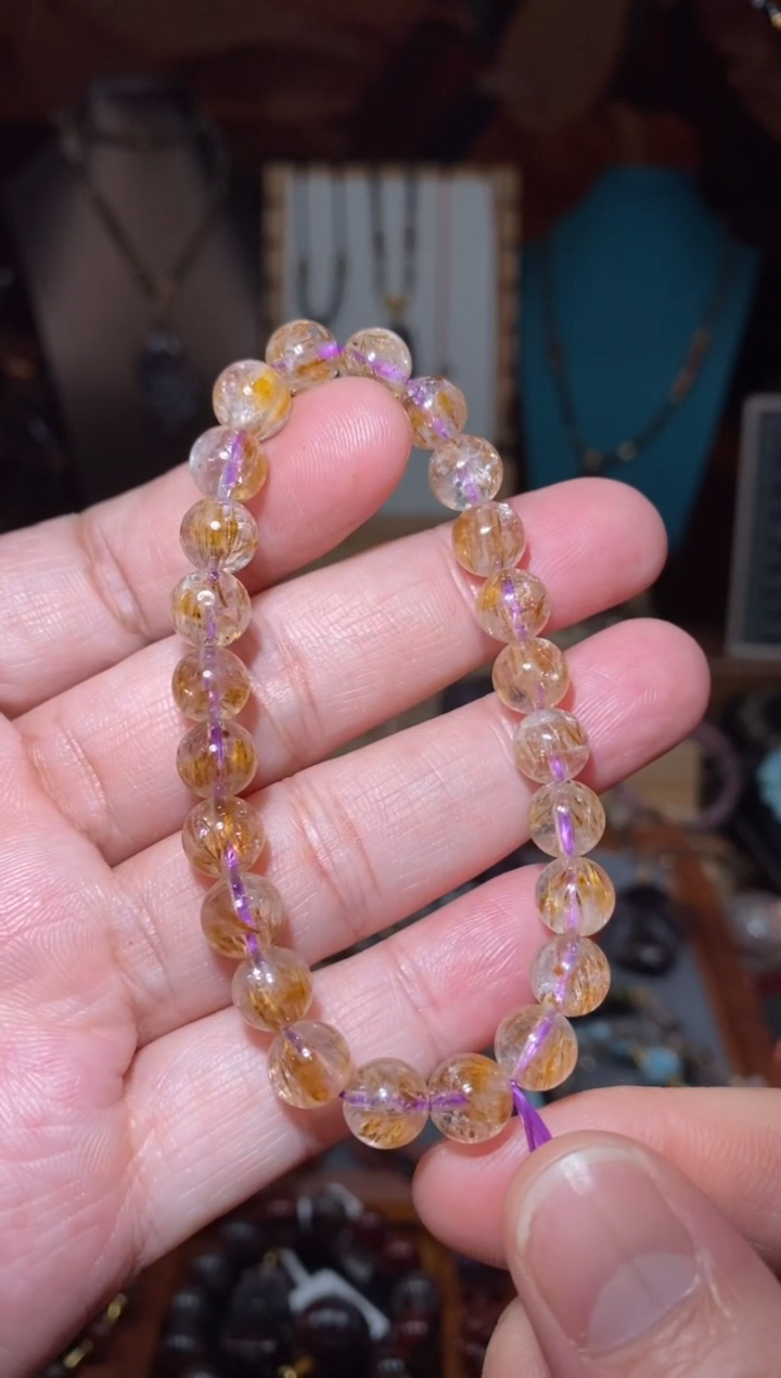 【闪购商品】水晶手串未镶嵌金多多