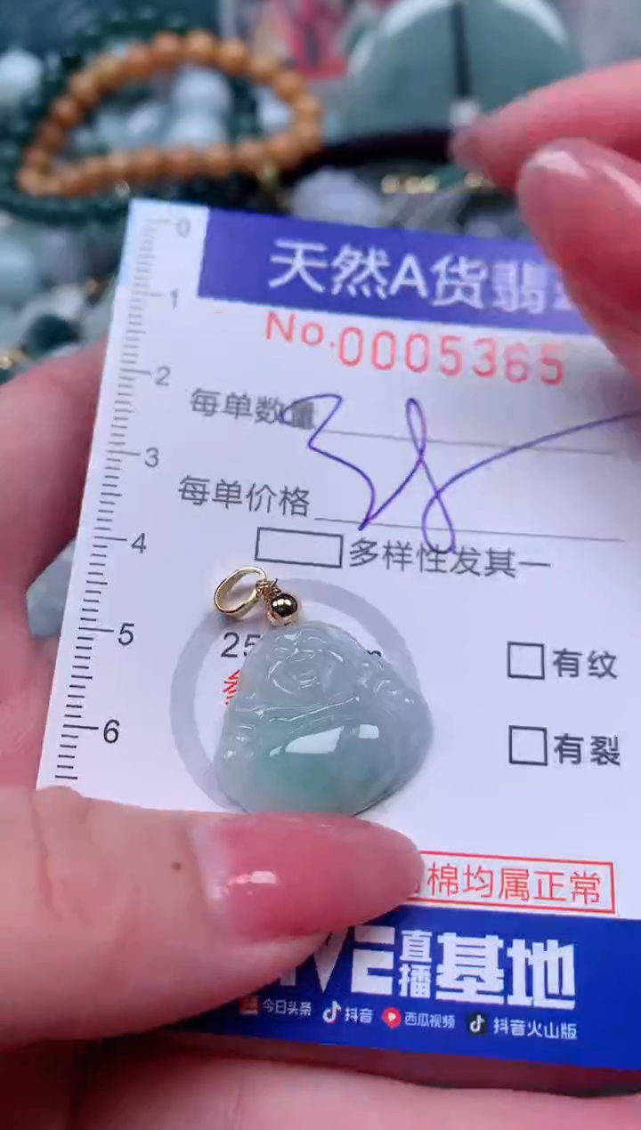 【闪购商品】翡翠颈饰未镶嵌00005365