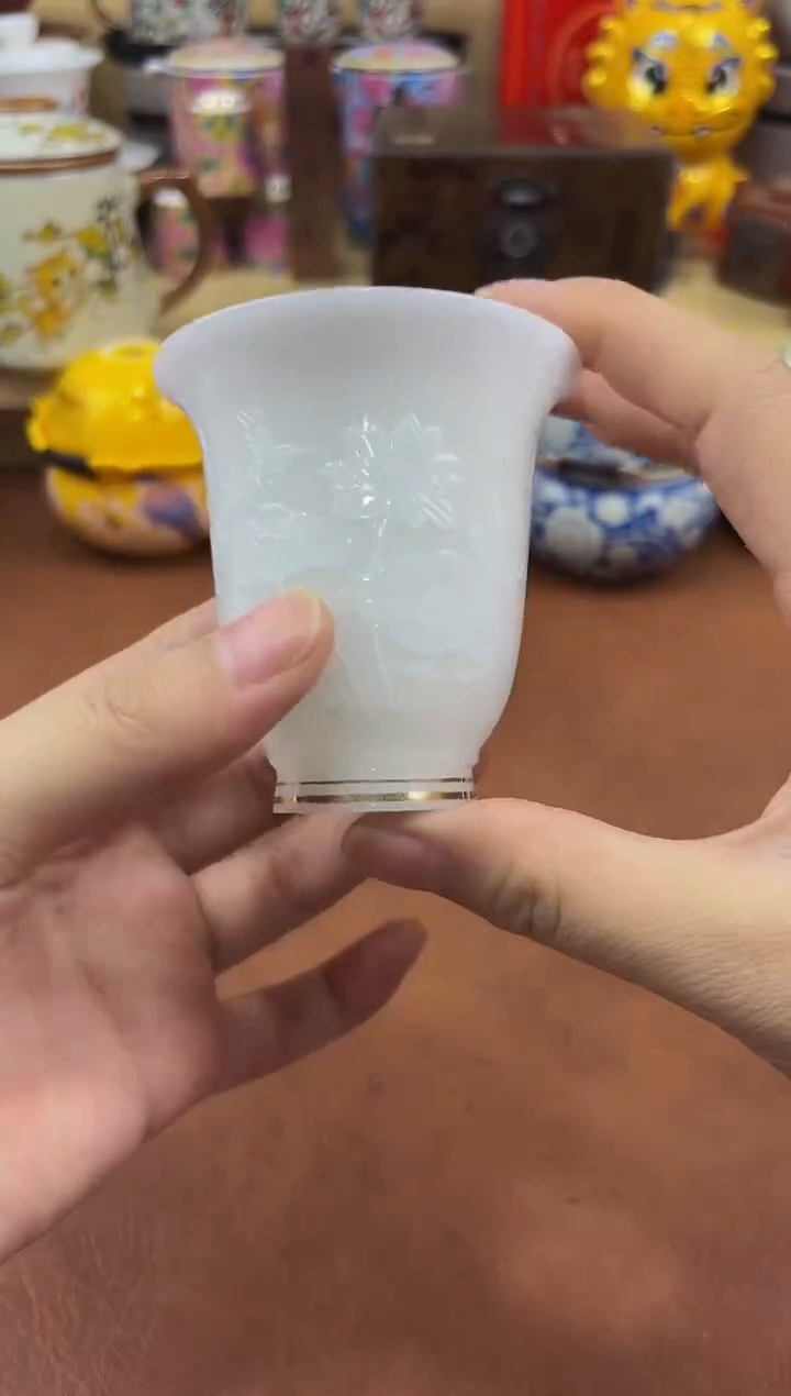 陶瓷茶具摆件旅行套组