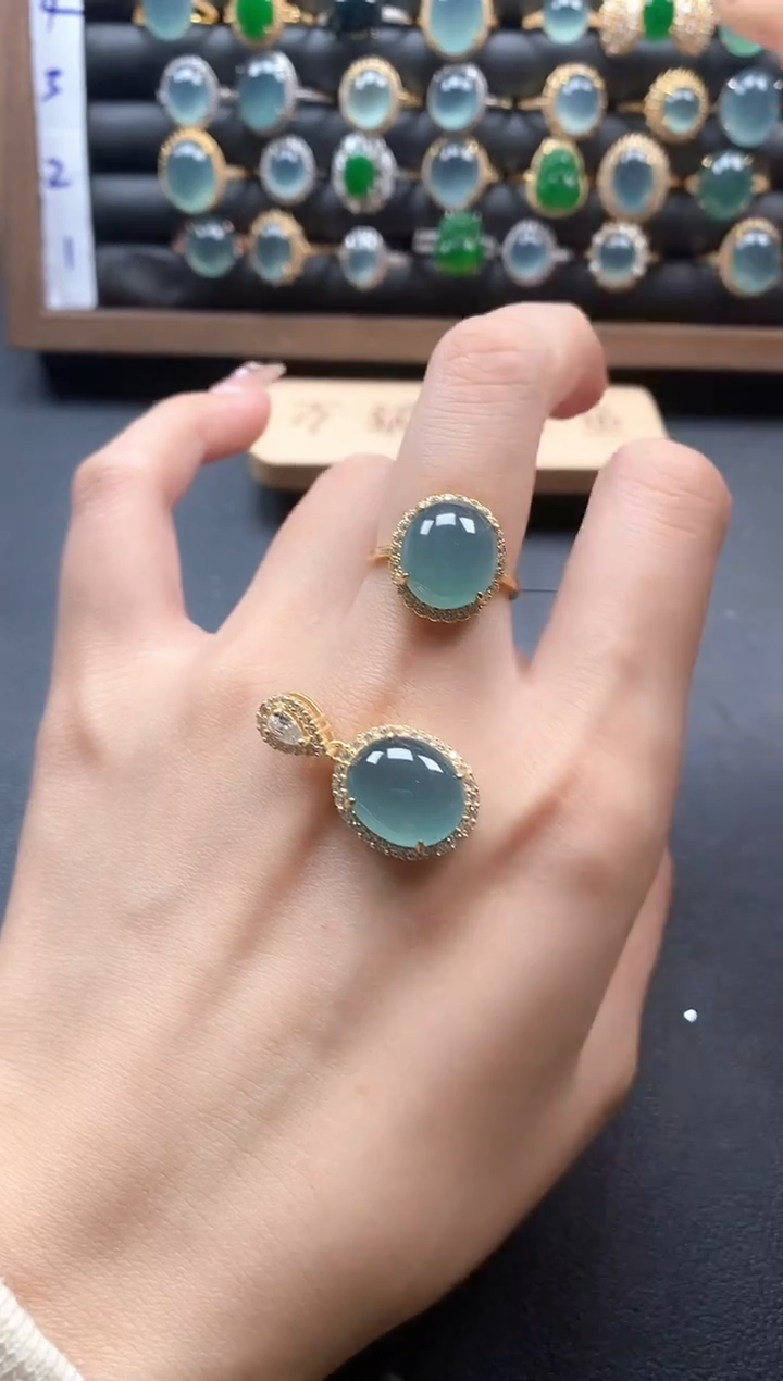 未镶嵌戒指翡翠51511