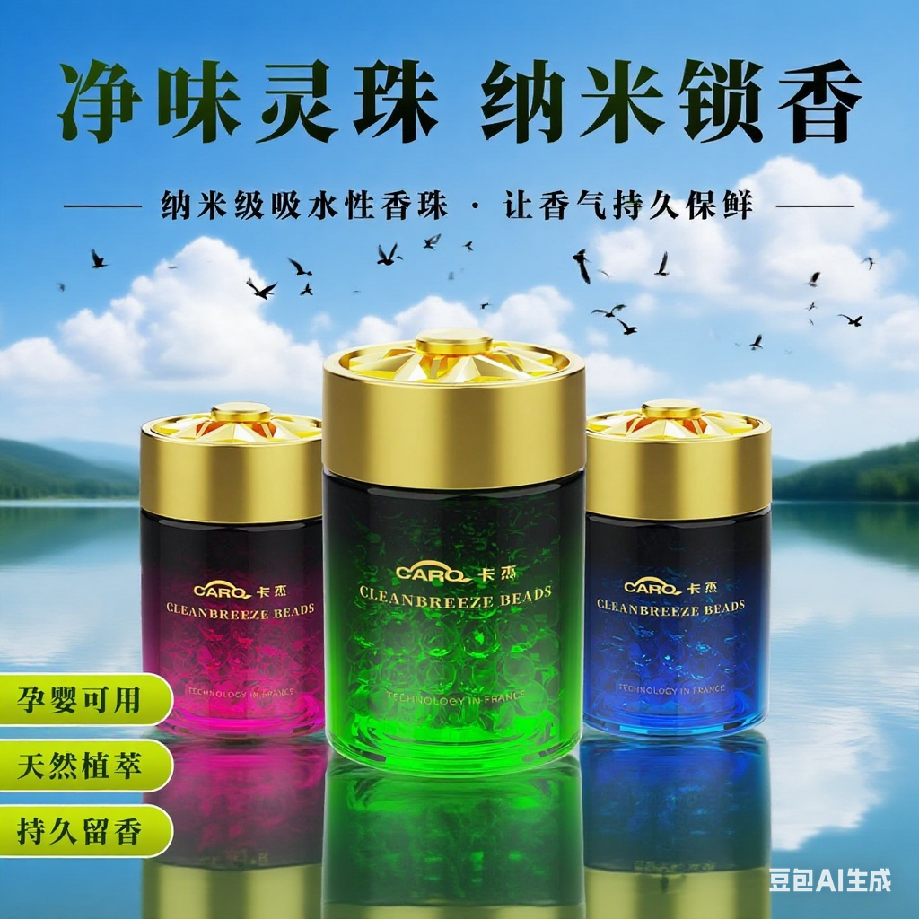 Carq/卡杰汽车香氛车载香薰持久留香清新空气高档车内饰品摆件