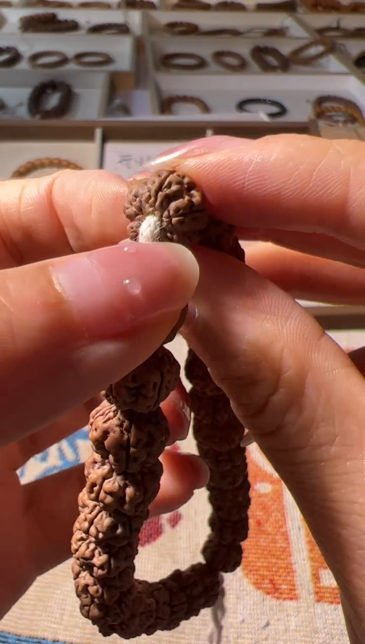 金刚菩提手串红方印手持