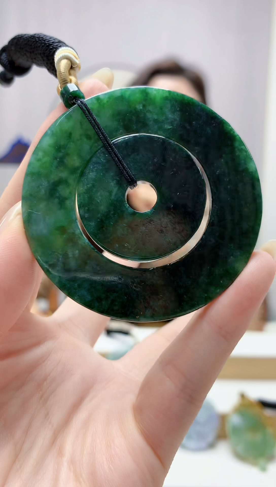 未镶嵌定制翡翠4829jw-毛货挂件65