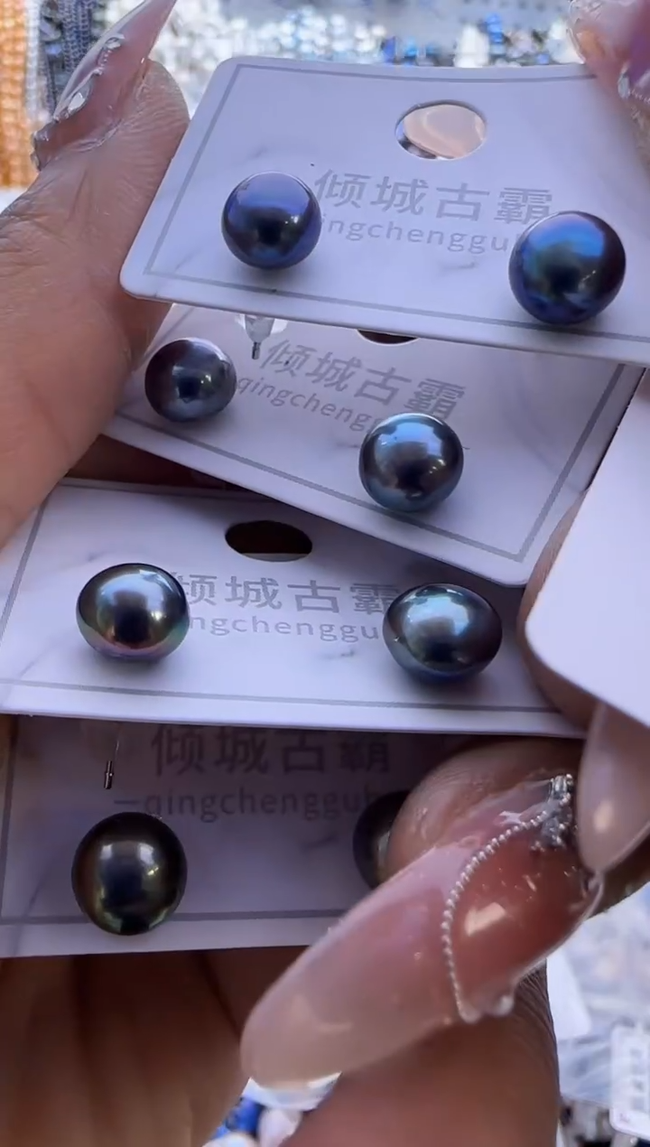 【闪购商品】淡水珍珠耳饰银S925镶嵌351