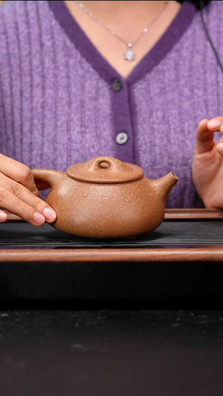 茶壶紫砂黄朱段粗砂景舟石瓢