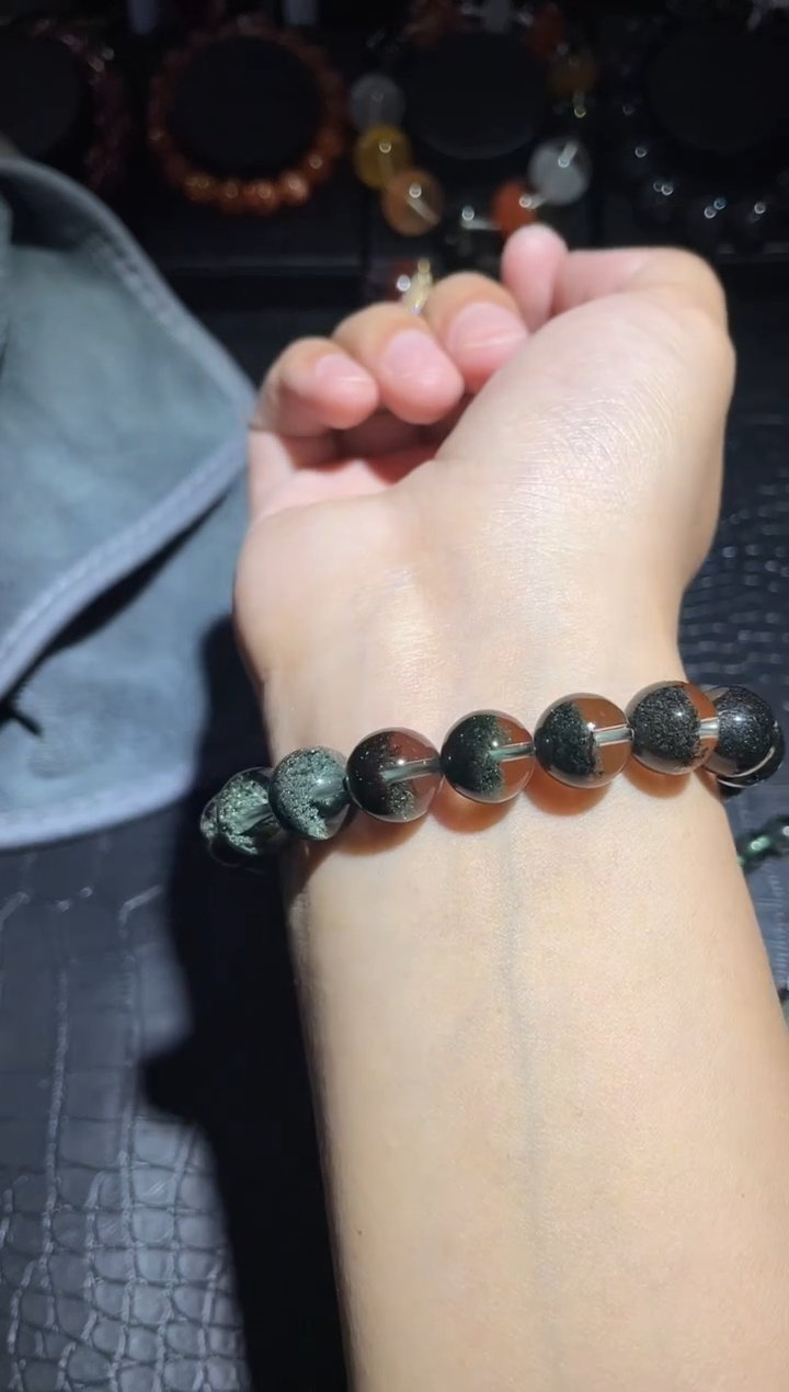 【闪购商品】水晶手链未镶嵌绿幽灵单圈A11（多样性发其一）
