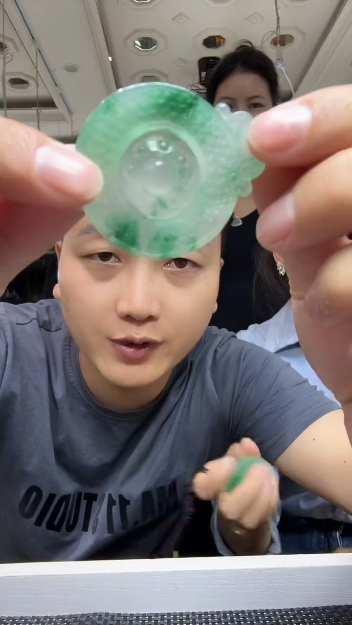 颈饰未镶嵌石英质玉2339天然珠宝带绳多样性发一个