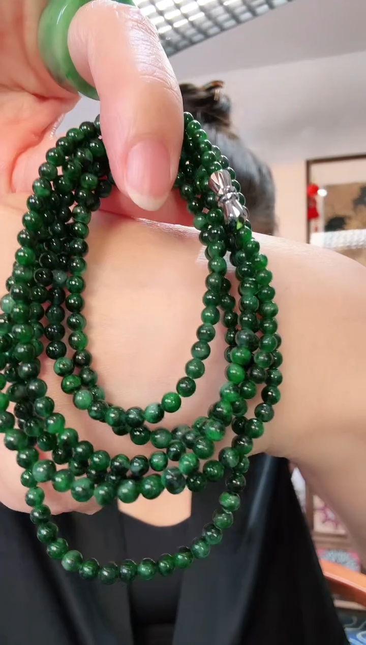 【闪购商品】翡翠颈饰未镶嵌珠串
