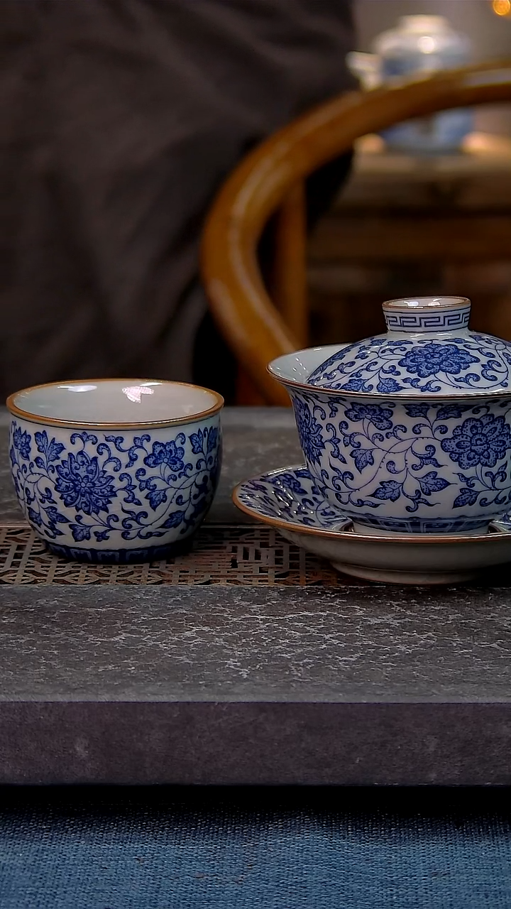 简装家用款件套 老陶泥开片纹陶瓷茶具