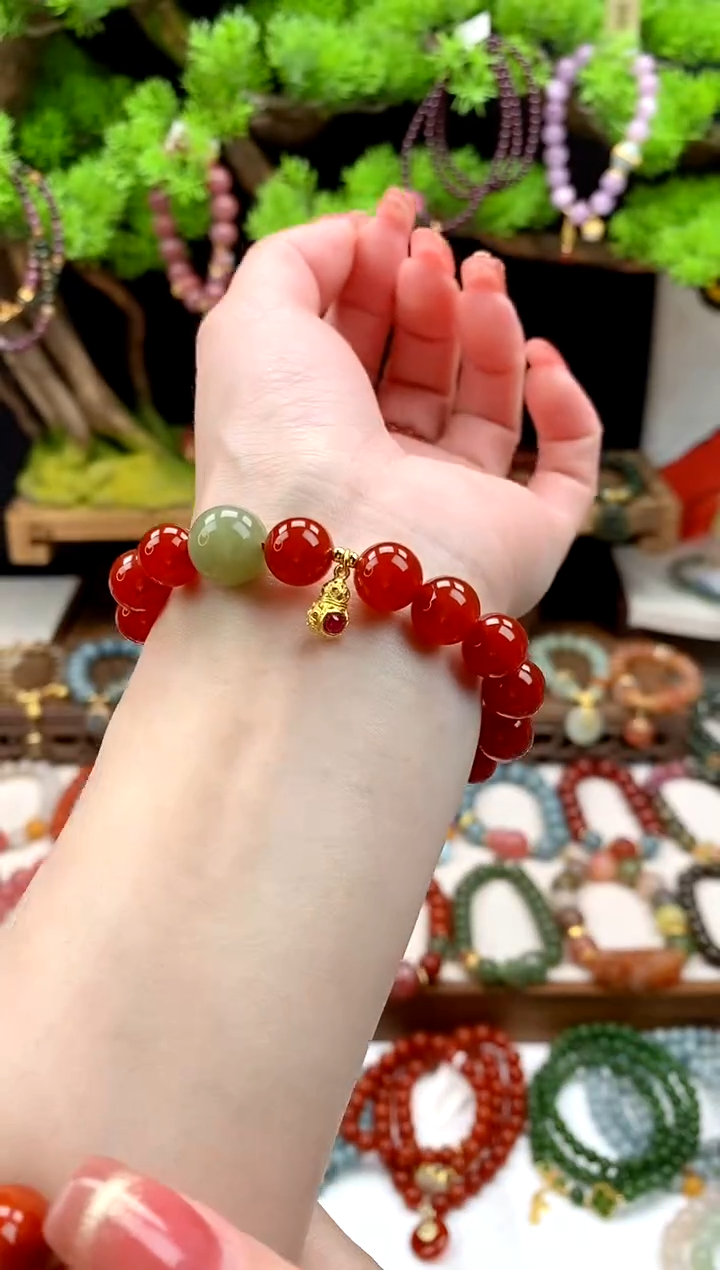 【闪购商品】玛瑙手饰未镶嵌葫芦000