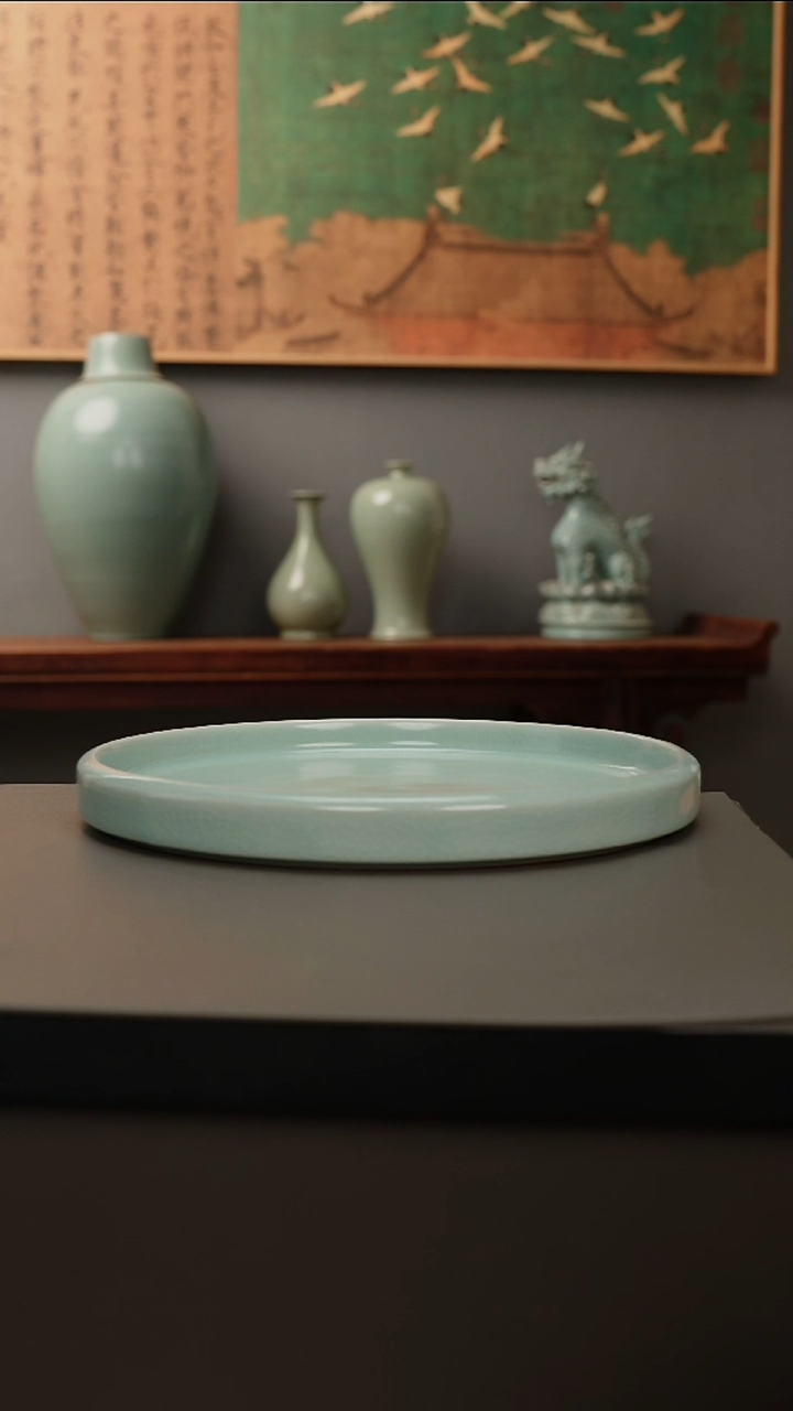 【闪购商品】杯仿古釉原矿  承盘